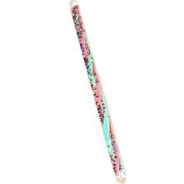 Star Magic Wand - Spiral Glitter Wand Tube for Fun Costume Play (4-Pack)