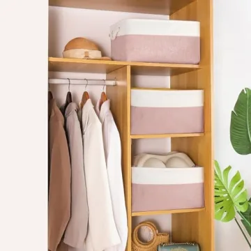 Durable and Chic LordCom Fabric Storage Bins for Organizing