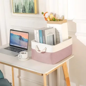 Durable and Chic LordCom Fabric Storage Bins for Organizing