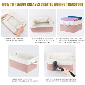 Durable and Chic LordCom Fabric Storage Bins for Organizing