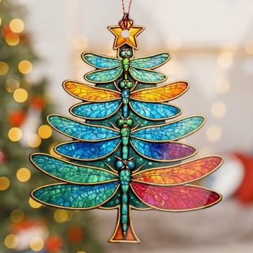 Women 2025 Dragonfly Christmas Ornament - Timeless Holiday Keepsake