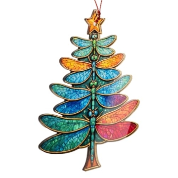 Women 2025 Dragonfly Christmas Ornament for Heartfelt Gifting