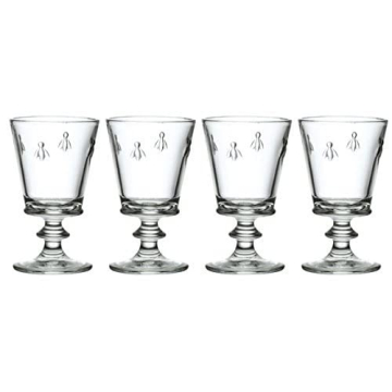 La Rochere French Bee Wine Glass, 8-Ounce, Set of 4
