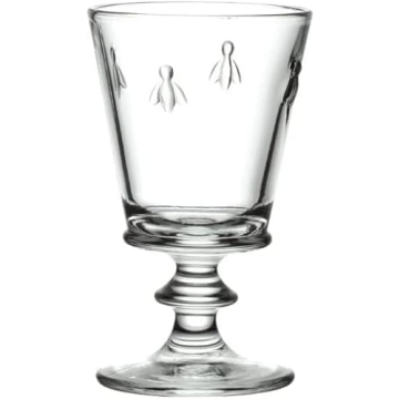 La Rochere French Bee Wine Glass, 8-Ounce, Set of 4
