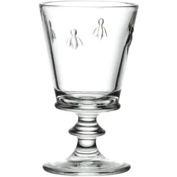 La Rochere French Bee Wine Glass, 8-Ounce, Set of 4