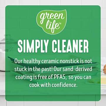 GreenLife Bakeware Healthy Ceramic Nonstick, 18" x 12" Half Cookie Sheet Baking Pan, PFAS-Free, Pink