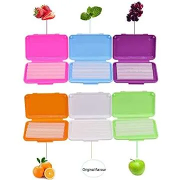 Chargenyang Dental Oral Care Orthodontics Wax with Fruit Smell for Brace Wearers Flavored Gum Protection (6 Boxes)