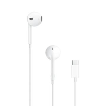 Apple EarPods Headphones with USB-C Plug, Wired Ear Buds with Built-in Remote to Control Music, Phon...