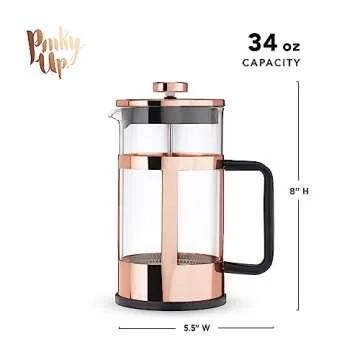 Stylish Piper Tea Press for Elegant Coffee and Tea Brewing