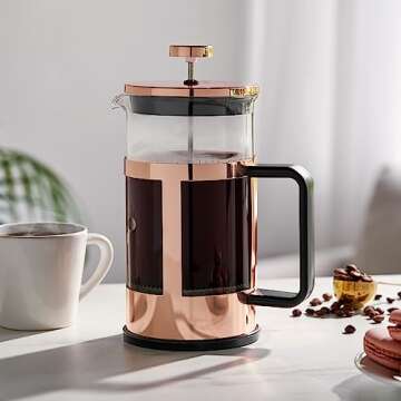 Stylish Piper Tea Press for Elegant Coffee and Tea Brewing