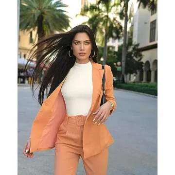 OQQ Women's Stylish Ribbed Sleeveless Bodysuit - Black & Beige