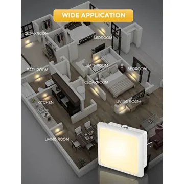 LOHAS LED Night Lights Auto-On/Off Soft White 6-Pack
