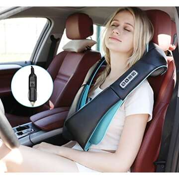 Shiatsu Neck and Back Massager with Heat for Relief