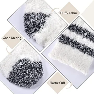 Trifabricy Fuzzy Socks for Women - Fluffy Socks Women, Cozy Socks Slipper Socks for Women, Women's Ultra Soft Winter Thick Warm Fuzzy Sleeping Socks for Home, Candy Colorful