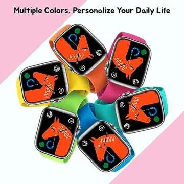 THWALK 6 Pack Colorful Silicone Bands for Apple Watch