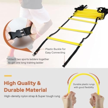 GHB Pro Agility Ladder for Speed Training and Fitness
