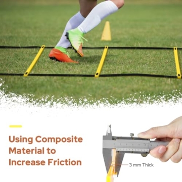 GHB Pro Agility Ladder for Speed Training and Fitness