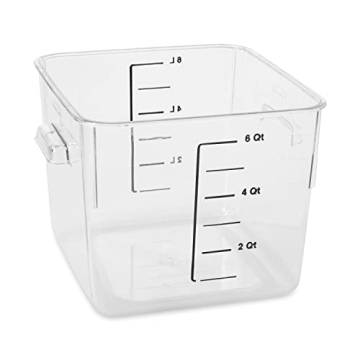 Rubbermaid 6 Quart Food Storage Container for Kitchen Needs