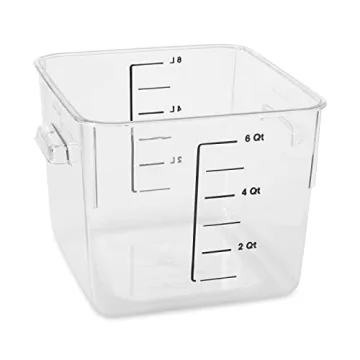 Rubbermaid 6 Quart Food Storage Container for Kitchen Needs