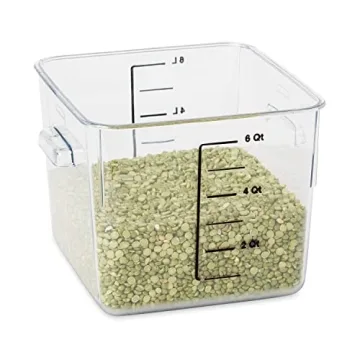 Rubbermaid 6 Quart Food Storage Container for Kitchen Needs