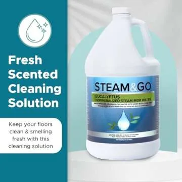 Steam and Go Demineralized Water Cleaner - Safe & Effective