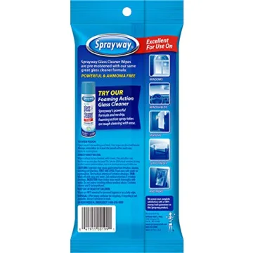 Buy Sprayway SW199R Ammonia-Free Glass Cleaner Wipes