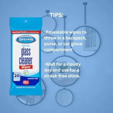 Buy Sprayway SW199R Ammonia-Free Glass Cleaner Wipes