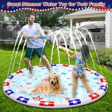 67" Splashes Pad for Kids and Dogs - Summer Fun Water Toy