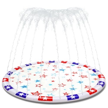 67" Splashes Pad for Kids and Dogs - Summer Fun Water Toy