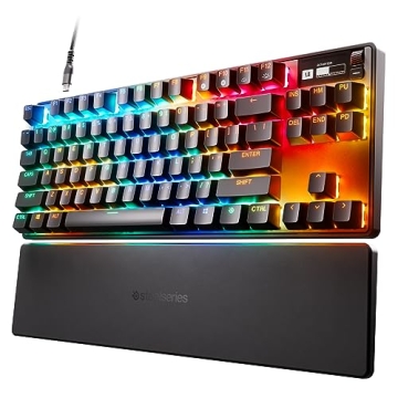 SteelSeries Apex Pro TKL HyperMagnetic Gaming Keyboard with OLED Screen - RGB & USB-C