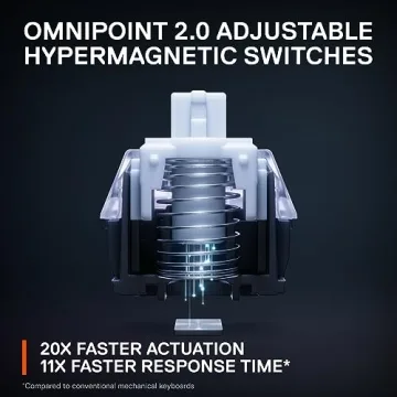 SteelSeries Apex Pro TKL Gaming Keyboard with OLED Display