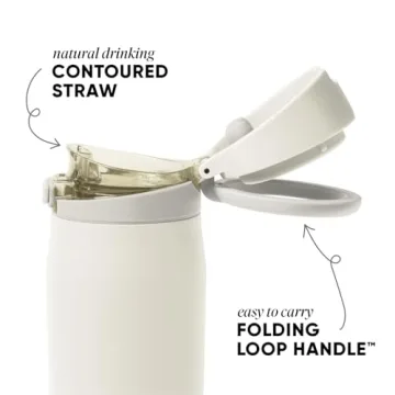 Simple Modern Mesa Loop Water Bottle - 30oz Cup Holder Friendly Insulated Stainless Steel Bottles fo...