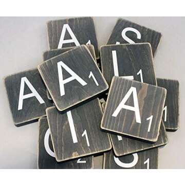 Large Alphabet Tile - Personalized Wooden Wall Letters