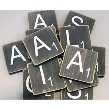 Large Alphabet Tile - Personalized Wooden Wall Letters