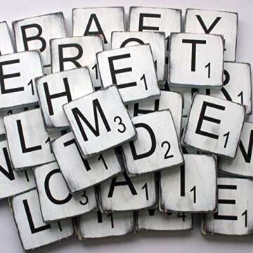 Large Alphabet Tile - Personalized Wooden Wall Letters