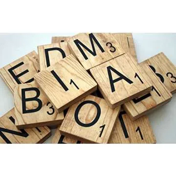 Large Alphabet Tile - Personalized Wooden Wall Letters