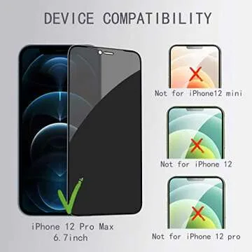 Privacy Screen Protector for iPhone 12 Pro Max