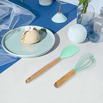 Kitchen Cooking Silicone Utensil Set, 14pcs for Nonstick Cookware