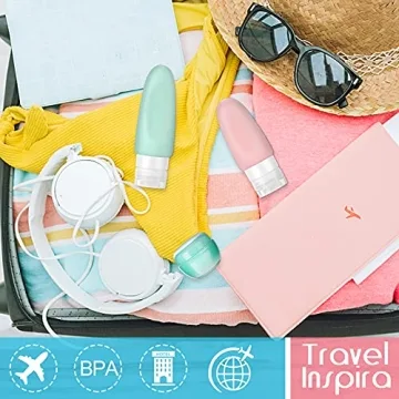 Morfone 16 Pack Travel Bottles Leak Proof Silicone Containers