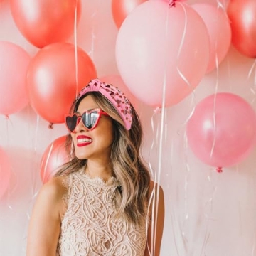 NVENF Valentine's Day Jeweled Headband for Women