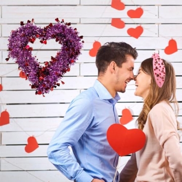 NVENF Valentine's Day Jeweled Headband for Women