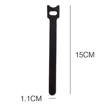 60 PCS Cable Ties,Viaky 6 Inch Reusable Cord Organizers Straps Hook And Loop Cord Ties For Wire Mana...