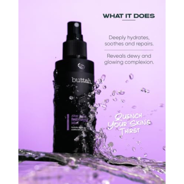 Buttah Skin Aloe Rose Refreshing Mist - Hydrating Face Spray