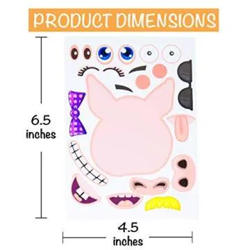 Barnyard Farm Animal Stickers - Great for Kids 3+