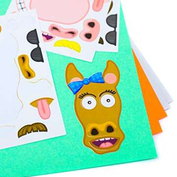 Barnyard Farm Animal Stickers - Great for Kids 3+