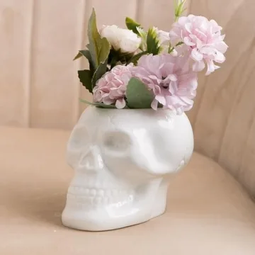 Tanvecle Skull Planter Pots for Unique Decor and Gifts