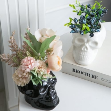 Tanvecle Skull Planter Pots for Unique Decor and Gifts