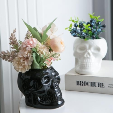 Tanvecle Skull Planter Pots for Unique Decor and Gifts