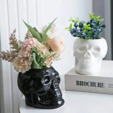 Tanvecle Skull Planter Pots for Unique Decor and Gifts
