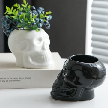 Tanvecle Skull Planter Pots for Unique Decor and Gifts